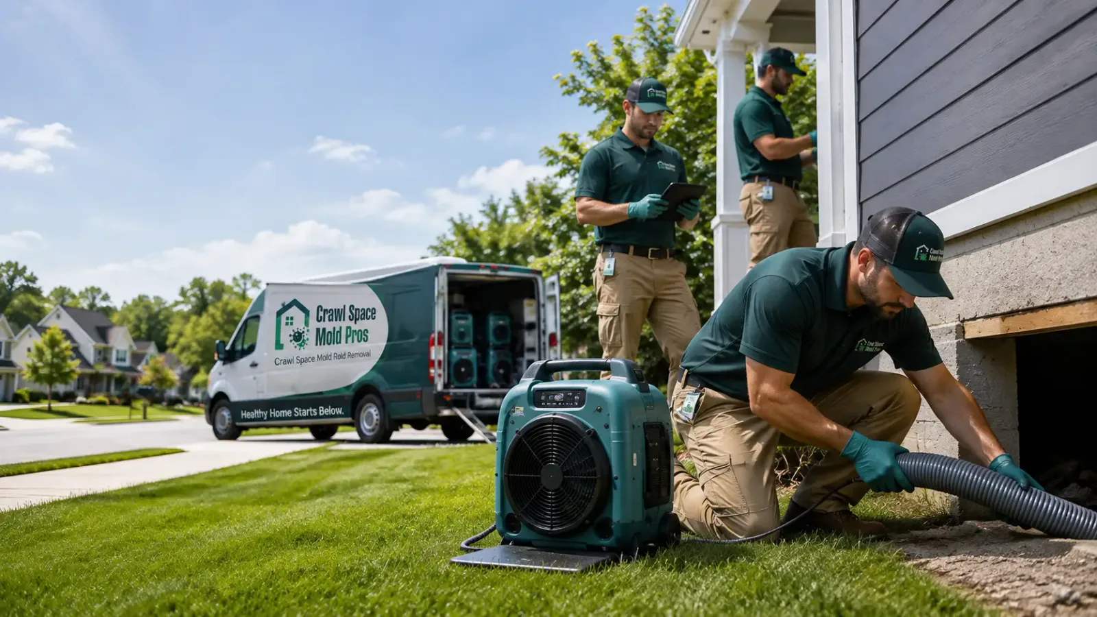 Crawl Space Mold Removal in Winchester, ID